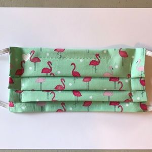 NTW - Handmade Adult Cloth Mask in Flamingo Print